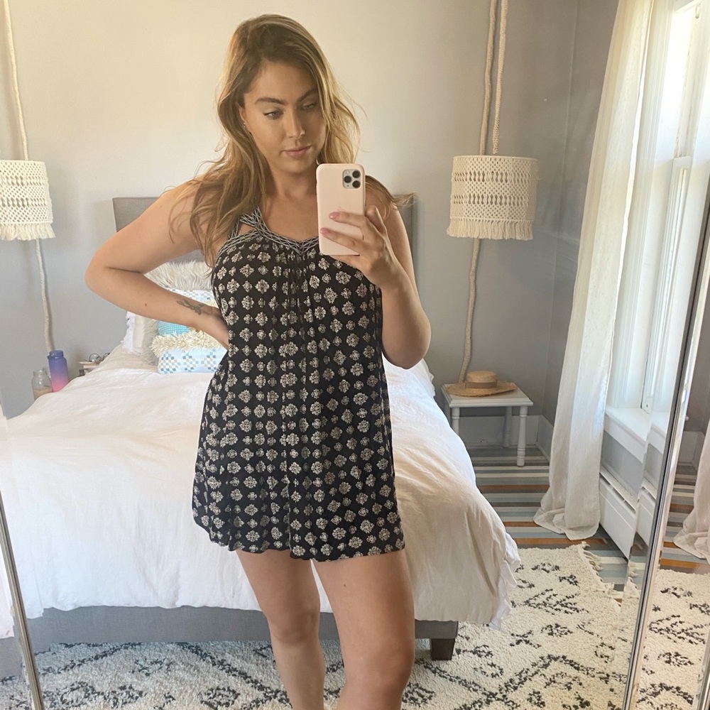 Boho mini dress